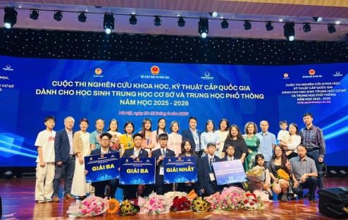 Dấu ấn Thực nghiệm KHGD tại cuộc thi KHKT cấp Quốc gia